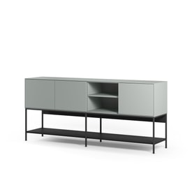 Aparador Amira 3P2H 180cm Verde/Negro miniatura 5