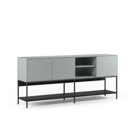 Aparador Amira 3P2H 180cm Verde/Negro miniatura 8