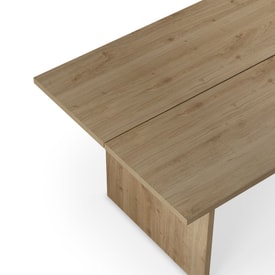 Mesa Rectangular 200 Cm Color Marrón miniatura 4
