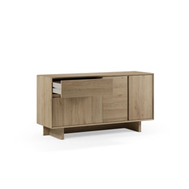 Aparador Carpi 3P1C Roble miniatura 2