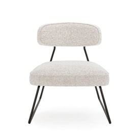 Silla Elon Blanco/beige miniatura 5