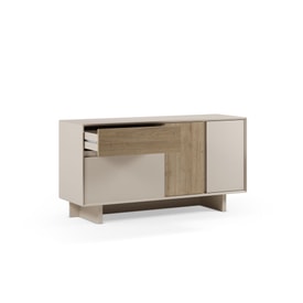 Aparador Carpi 3P1C Vison/roble miniatura 2