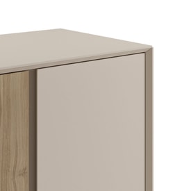 Aparador Carpi 3P1C Vison/roble miniatura 5