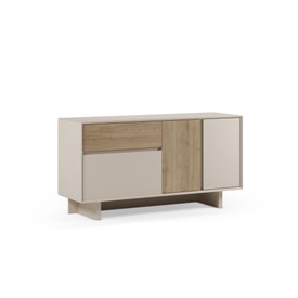 Aparador Carpi 3P1C Vison/roble miniatura 8