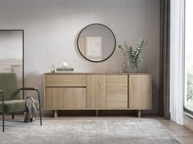 Aparador Carpi 4P1C Roble miniatura 4