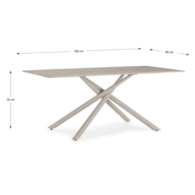 Mesa Rectangular Cerámica miniatura 4