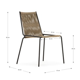 Silla Emily Patas Metal miniatura 4