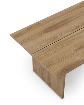 Mesa Rectangular 200 Cm Color Marrón miniatura 4