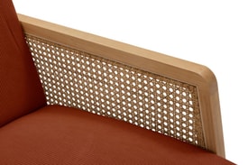 Sillón Brazo Madera Ratan Color miniatura 5