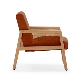 Sillón Brazo Madera Ratan Color miniatura 7