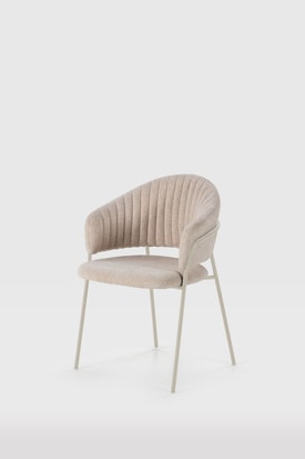 Silla Leticia Beige/patas miniatura 2