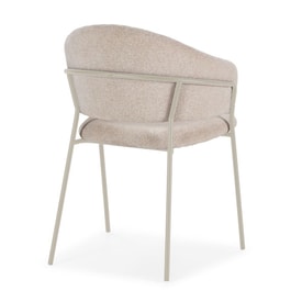 Silla Leticia Beige/patas miniatura 8
