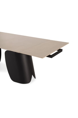Mesa Extensible Travertino Pata miniatura 10