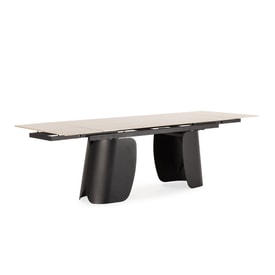Mesa Extensible Travertino Pata miniatura 3