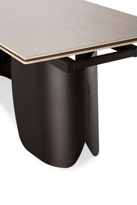 Mesa Extensible Travertino Pata miniatura 8
