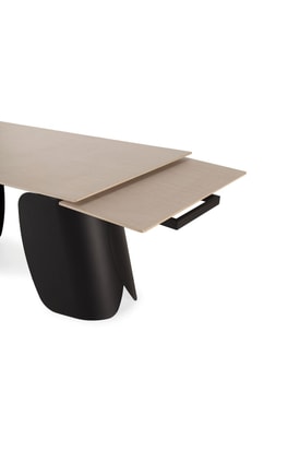 Mesa Extensible Travertino Pata miniatura 9