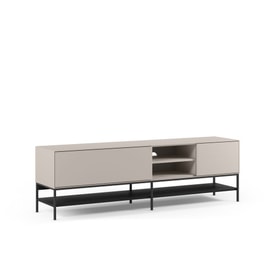 Muebletv Amira 2P2H 180CM Crema/negro miniatura 1
