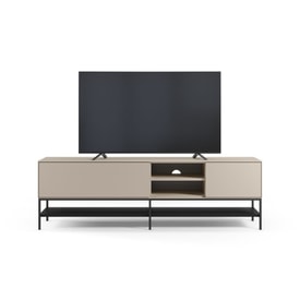 Muebletv Amira 2P2H 180CM Crema/negro miniatura 10