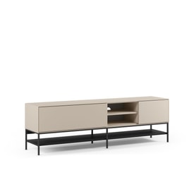 Muebletv Amira 2P2H 180CM Crema/negro miniatura 11