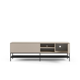 Muebletv Amira 2P2H 180CM Crema/negro miniatura 3