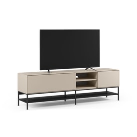 Muebletv Amira 2P2H 180CM Crema/negro miniatura 8