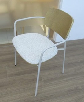 Silla Nour Beige Color miniatura 3