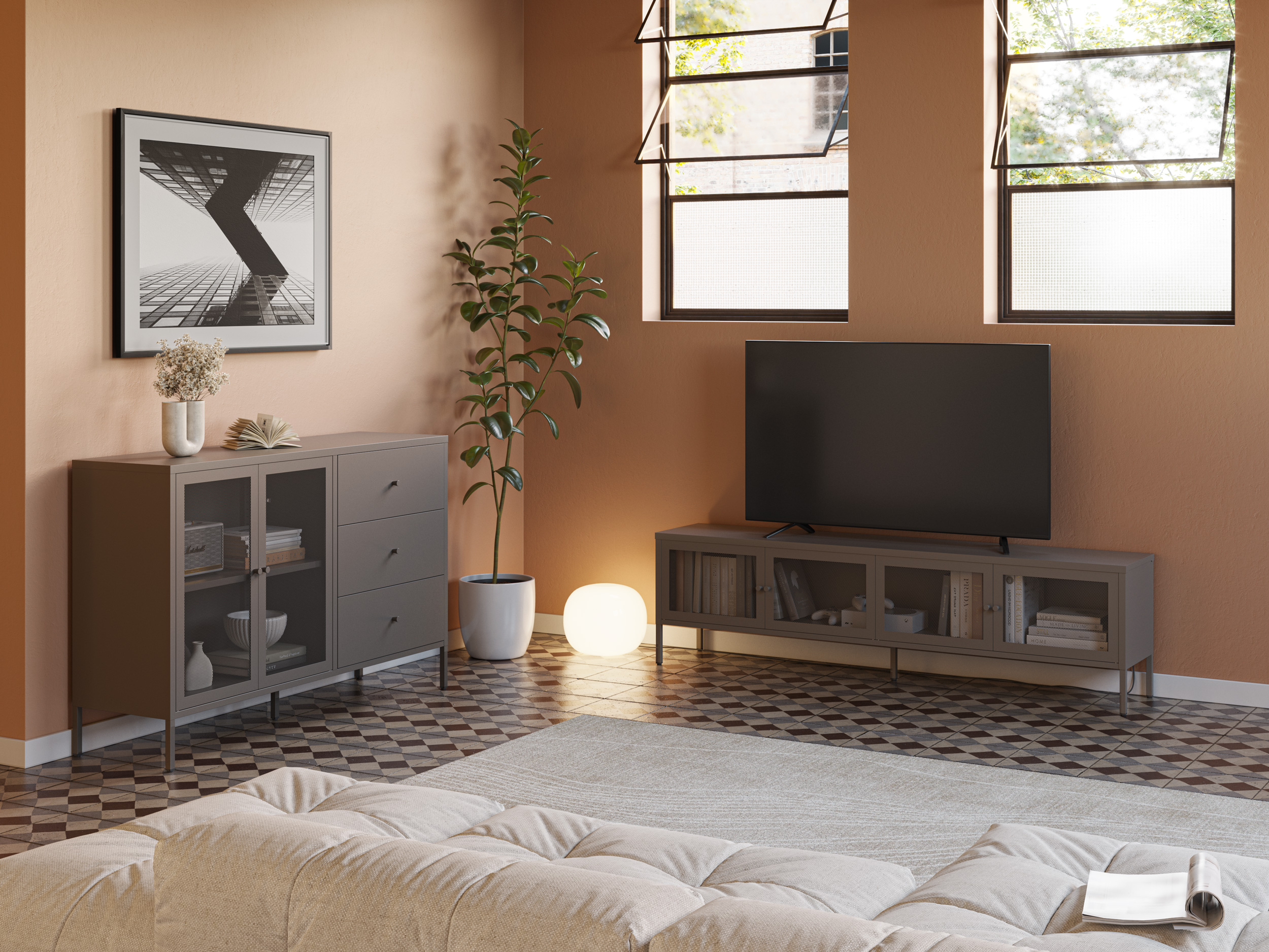 Aparador Fayna 2P3C 140CM miniatura 4