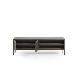 Mueble Tv 2 Puertas Marrón miniatura 2