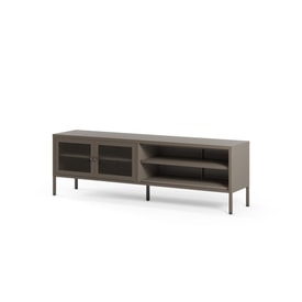 Mueble Tv 2 Puertas Marrón miniatura 5