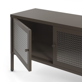 Mueble Tv Puerta Cristal Marrón miniatura 4