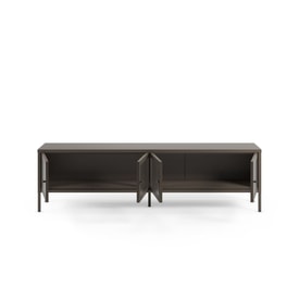 Mueble Tv 4 Puertas Marrón miniatura 2