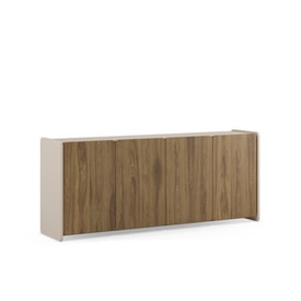 Aparador Boucleon 4P 180cm Crema/Roble-UD miniatura 7