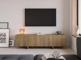 Mueble Tv 180CM Color Marrón miniatura 3