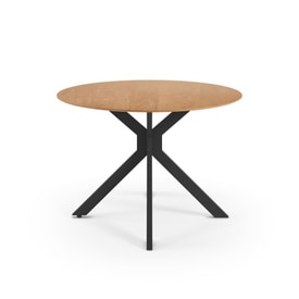 Mesa Redonda Plegable 110 Cm Color Marrón miniatura 6
