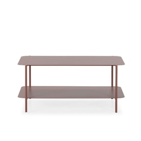 Mesa Centro Rectangular Color Marrón miniatura 6