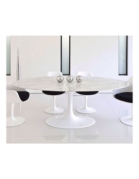 Mesa Ovalada Mármol miniatura 3