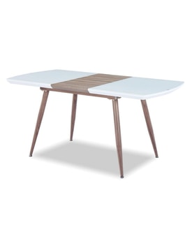 Mesa Extensible Metal Madera Cristal Color miniatura 1