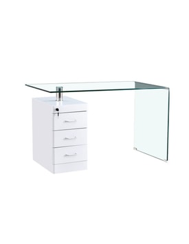Mesa Cristal Curvado miniatura 1