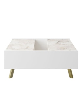 Mesa Baja Blanco Mármol miniatura 3