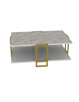 Mesa Baja Bilaminado Mármol miniatura 5