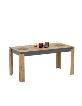 Mesa Comedor Bilaminado Roble miniatura 3