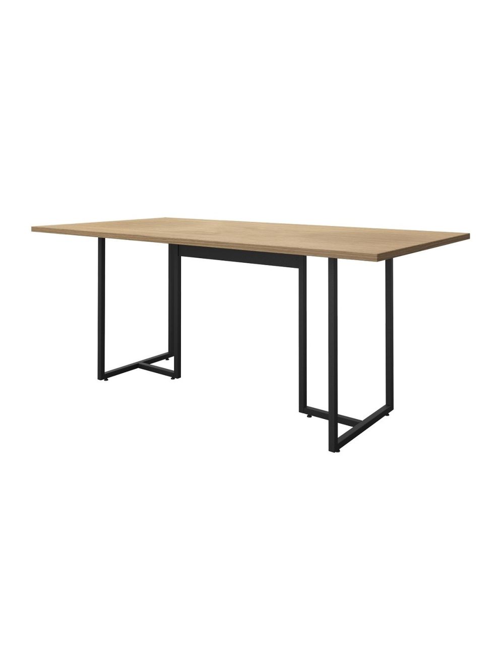 Mesa Prime 25 Metal Negro Tapa Mdp Color