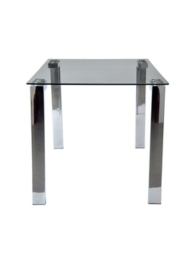 Mesa Lainey 140 Cromada Cristal miniatura 3