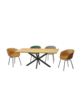 Mesa Sorrento Metal miniatura 3
