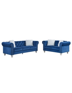 Conjunto 3 + 2 premium azul