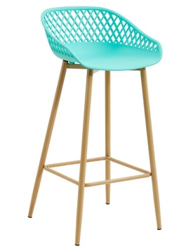 Taburete Metal Verde