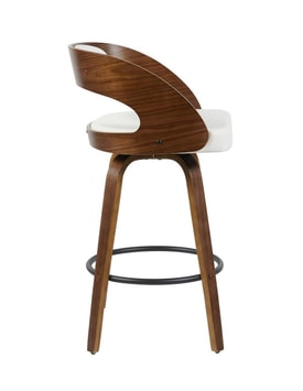 Taburete Diseño Madera Similpiel miniatura 3