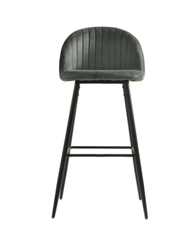 Taburete Palm Grey Tapizado Velvet miniatura 2