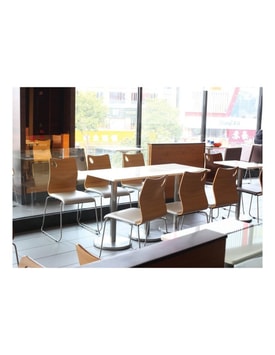 Silla Apilable Acero Inoxidable Color Blanco miniatura 9