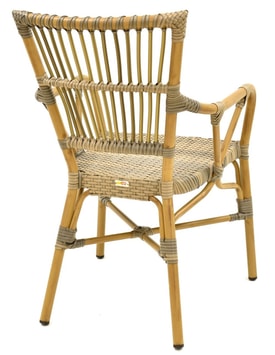 Sillón Apilable Marrón Y miniatura 4